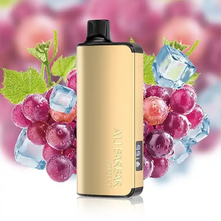 Alibarbar Ingot 9000 Puffs-Grape-Ice